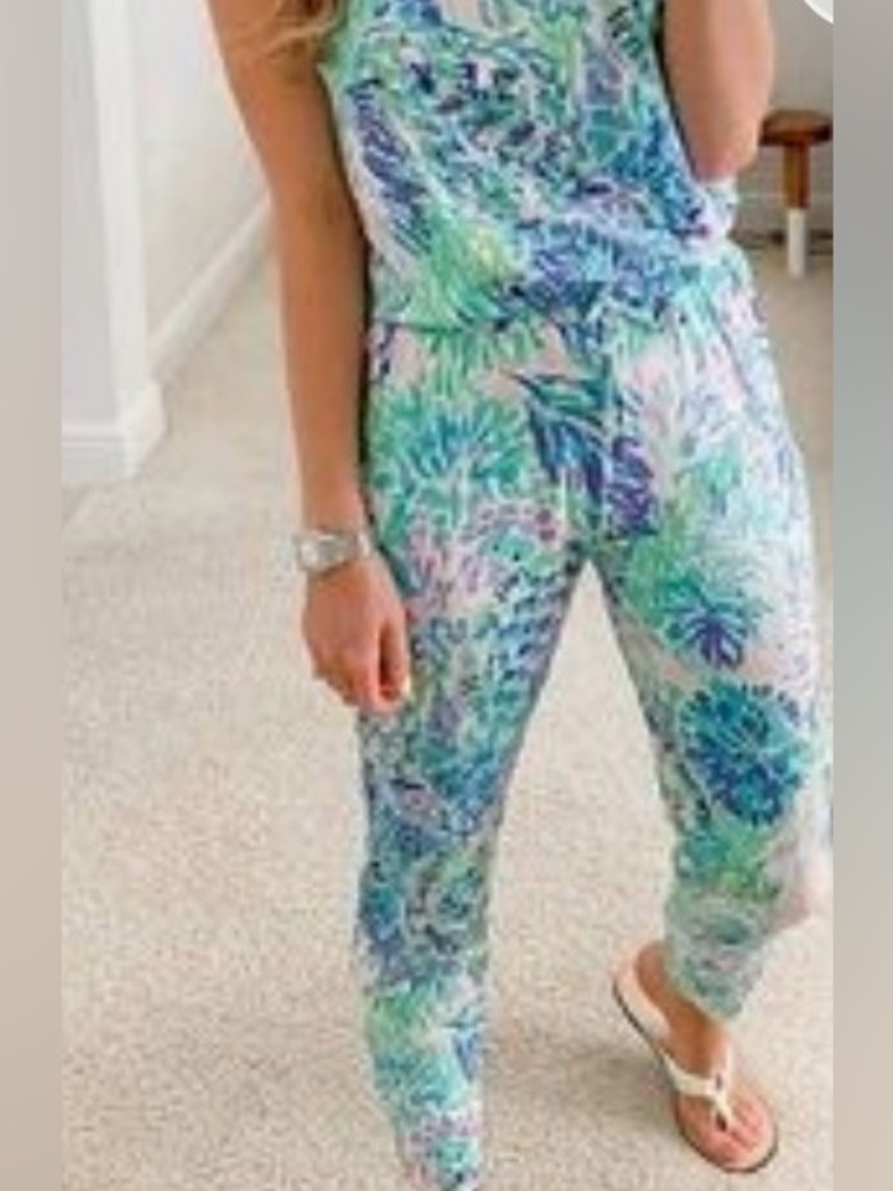 New Lilly Pulitzer Keeley Strapless jumpsuit  M
